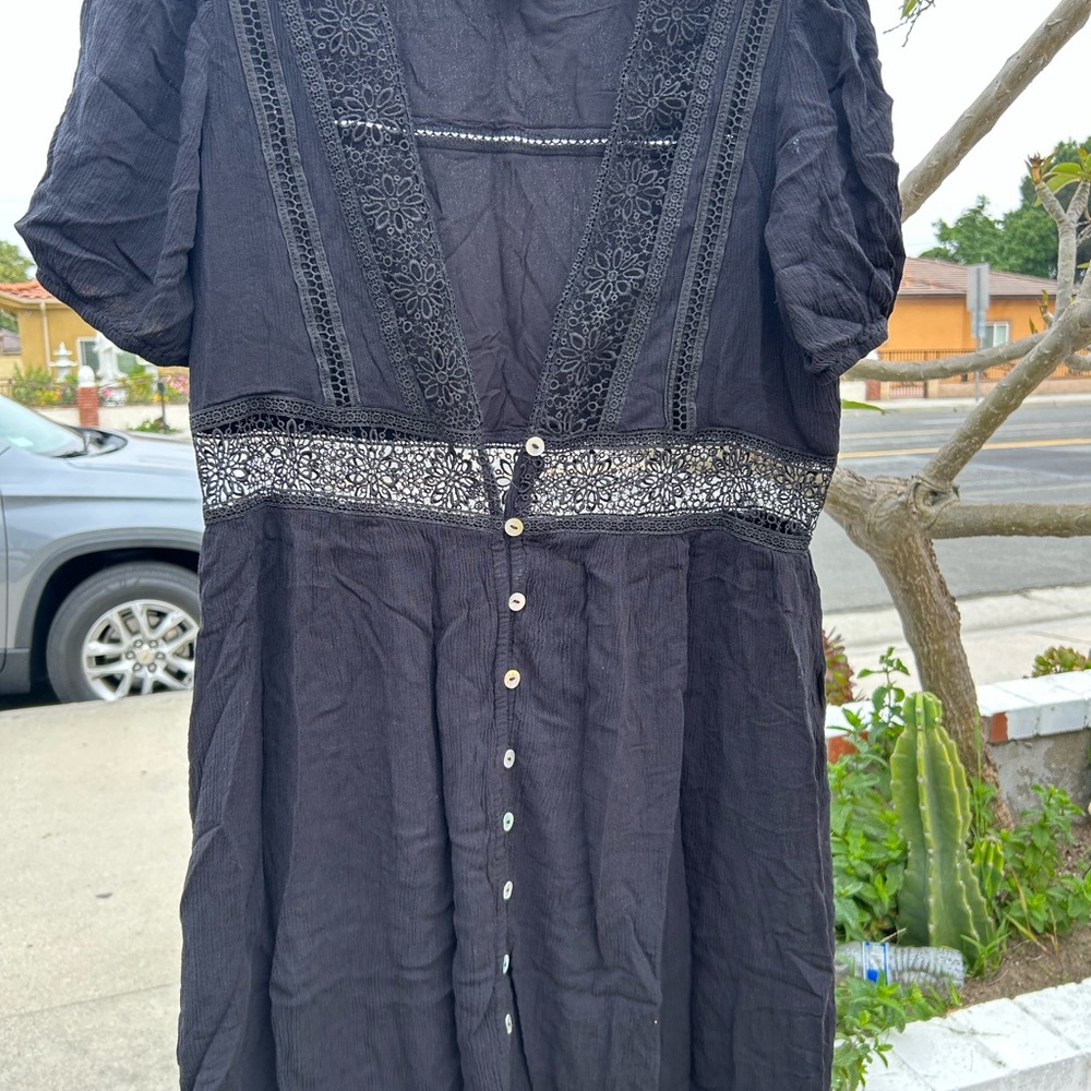 Forever 21 Black Textured Top
